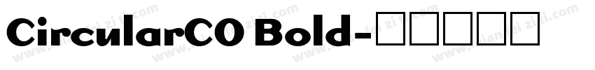CircularCO Bold字体转换